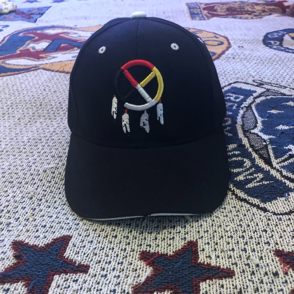 Dreamcatcher Style Insignia Ball Cap. Velcro tabbed.